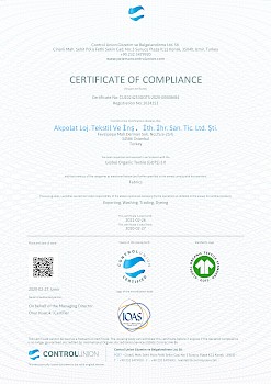 AKPOLAT-GOTS Scope Certificate